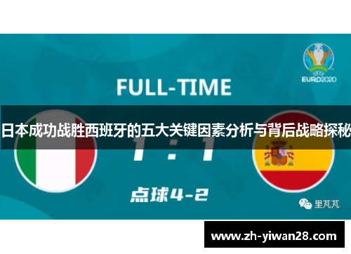 日本成功战胜西班牙的五大关键因素分析与背后战略探秘 日本成功战胜西班牙的五大关键因素分析与背后战略探秘