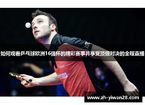 如何观看乒乓球欧洲16强杯的精彩赛事并享受顶级对决的全程直播